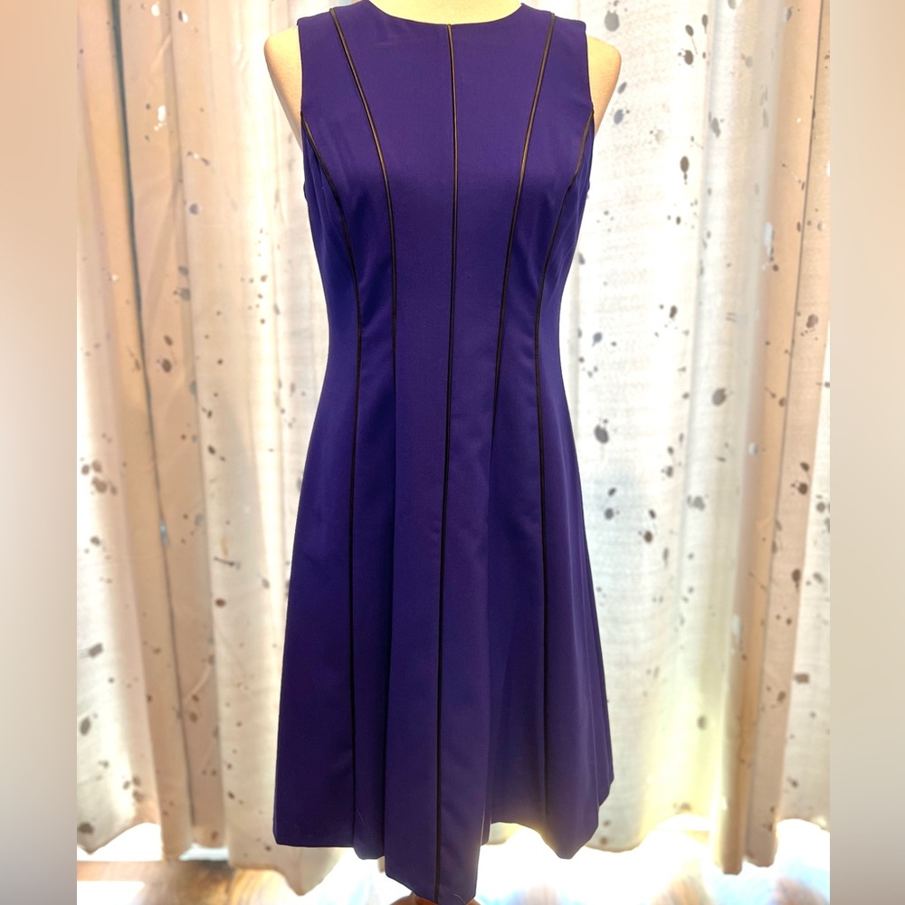 Darted Fit and Flare Dress